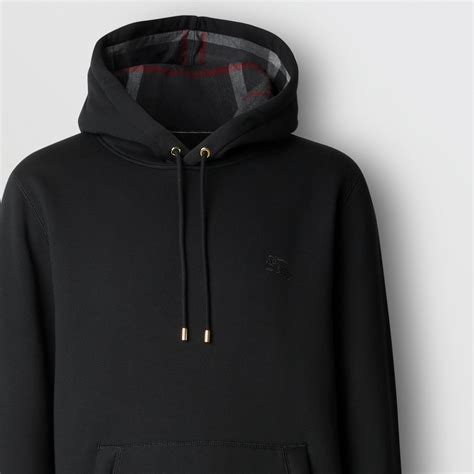 burberry london black hoodie|burberry black and white hoodie.